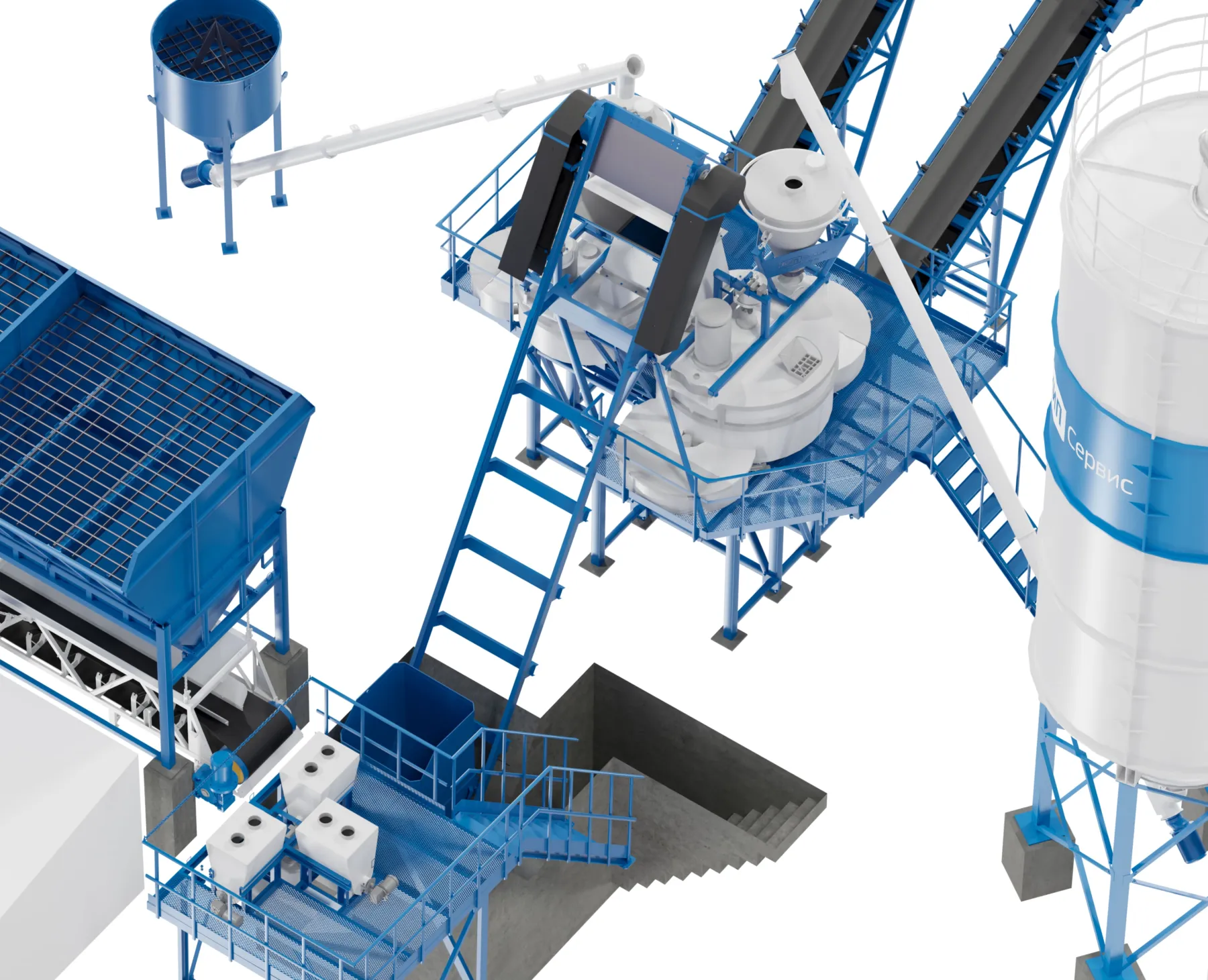 Бетонный завод PRESS TWIN 1S – 2