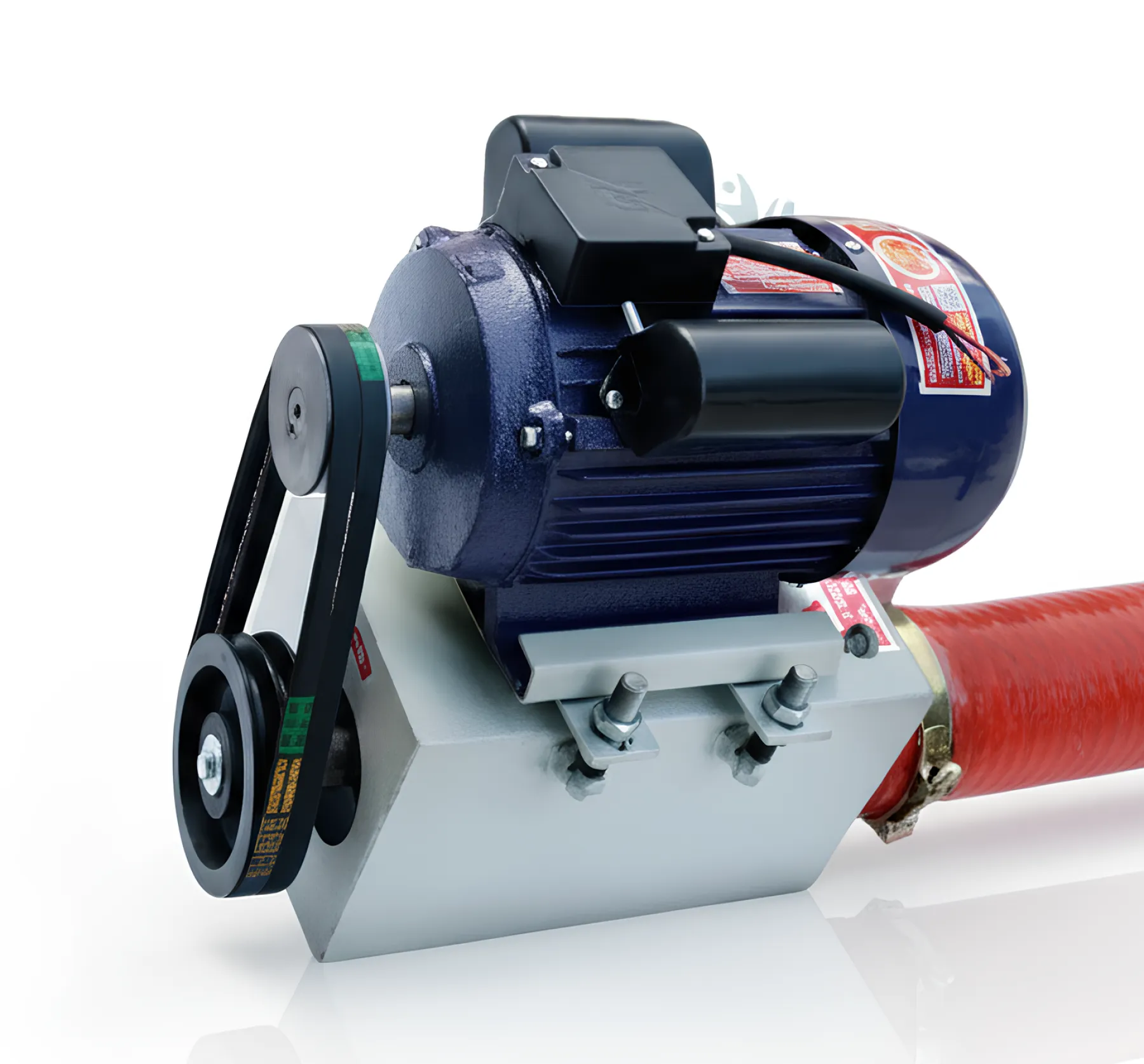 Привод для гибкого шнека D100 на ременной передаче 4 кВт