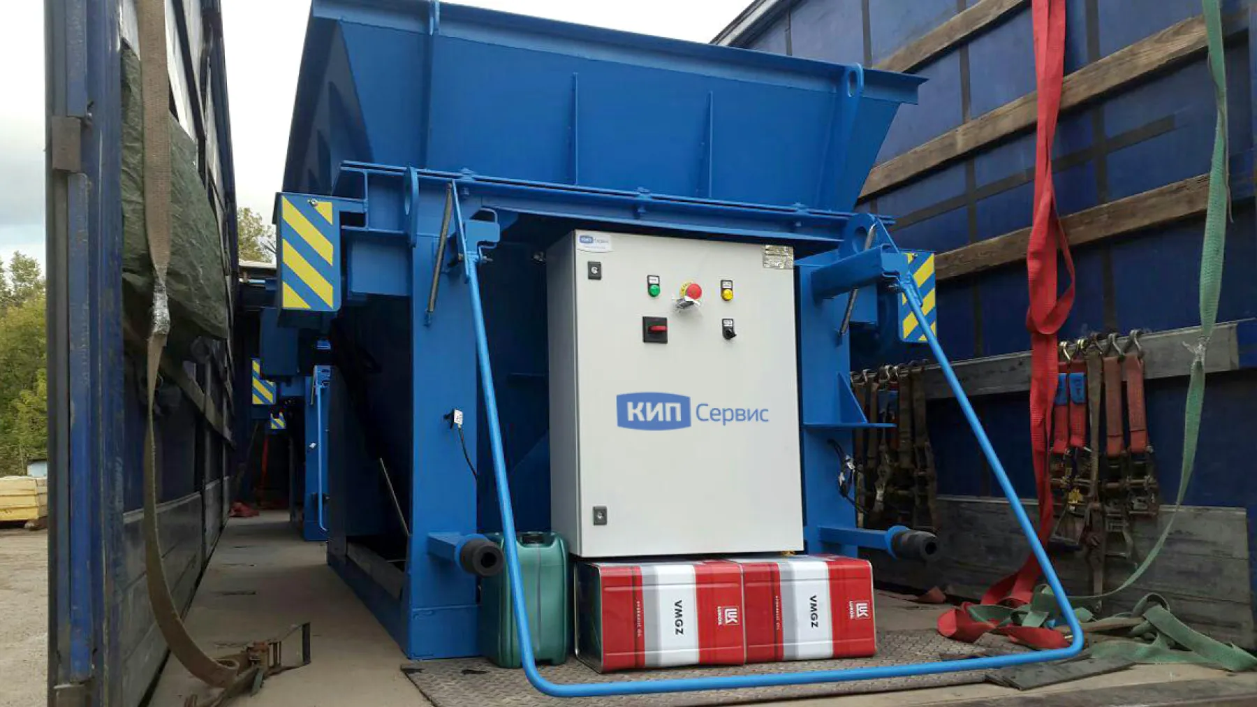 ОТГРУЗИЛИ ЧАСТЬ ОБОРУДОВАНИЯ В КАЛИНИНГРАД