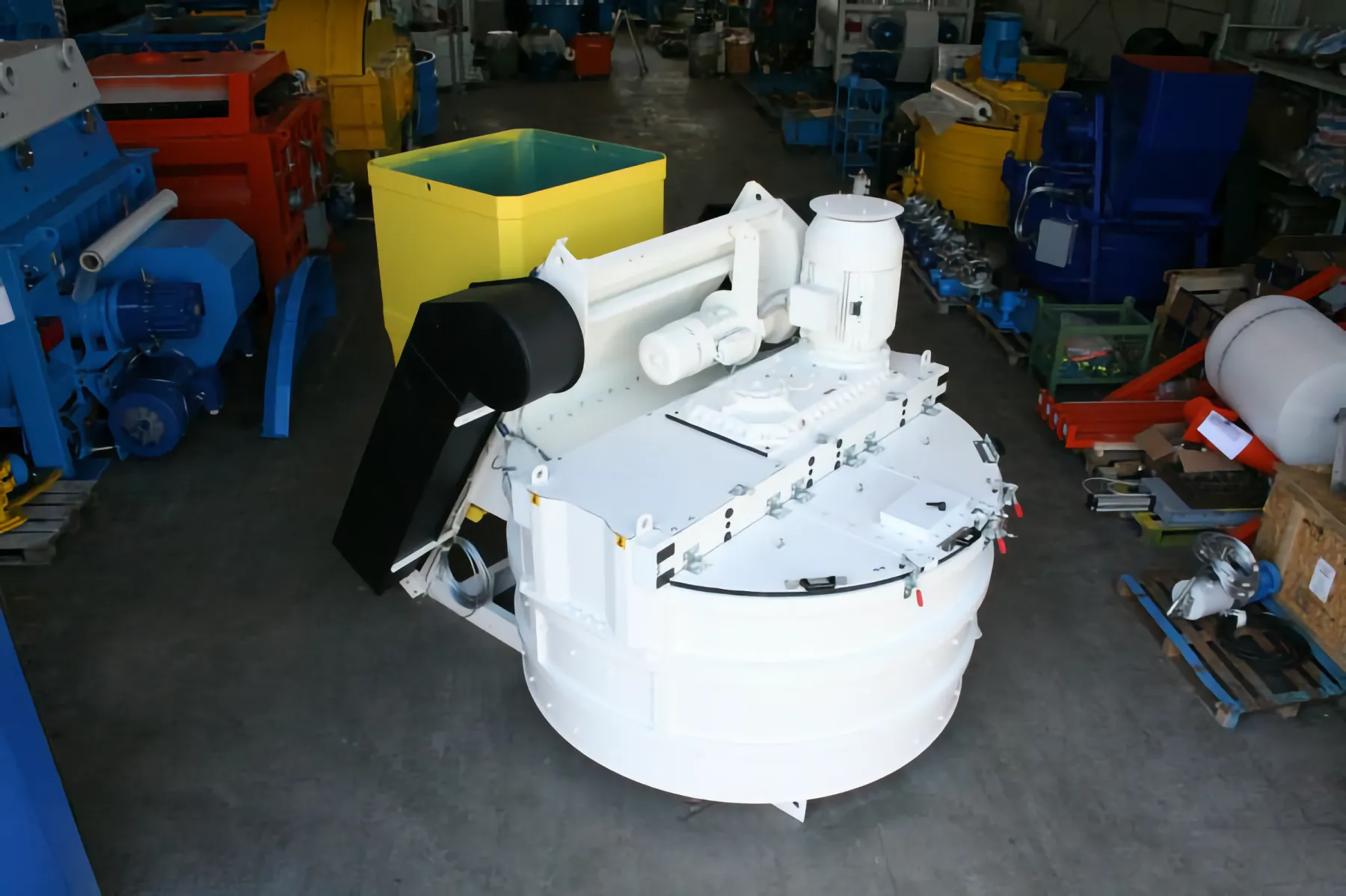 Планетарный бетоносмеситель со скипом Sicoma MP 1500/1000 – 5