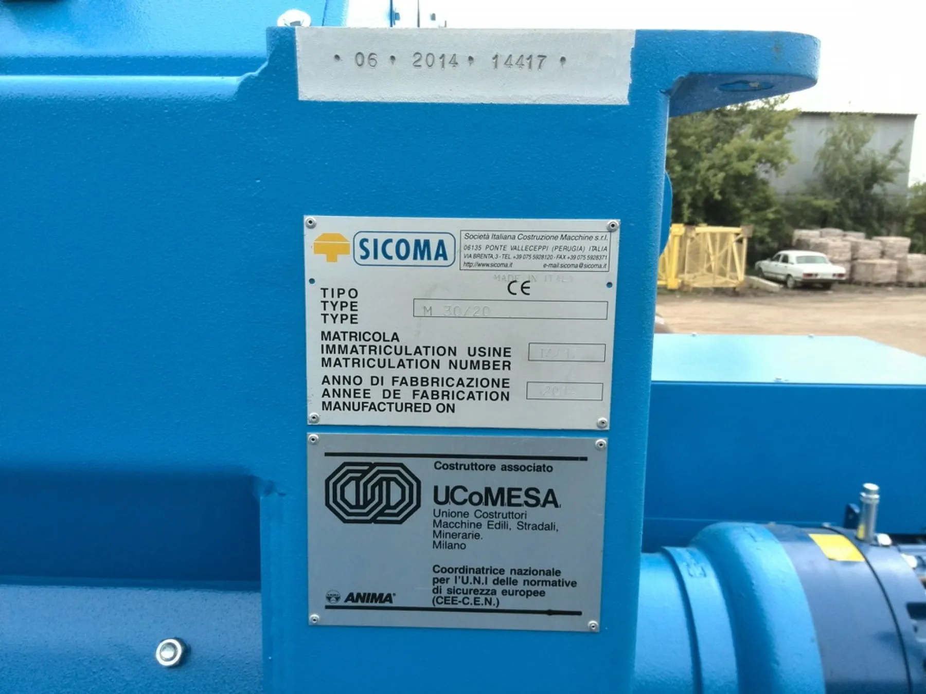 Двухвальный бетоносмеситель Sicoma MAO 2250/1500 – 8