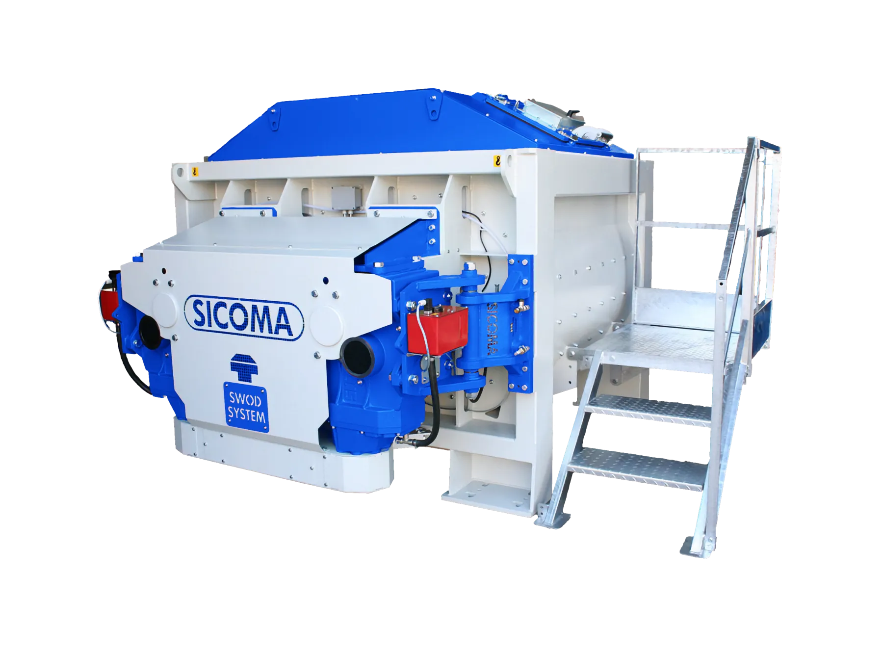 Двухвальный бетоносмеситель Sicoma со скипом MAO 1500/1000 – 4