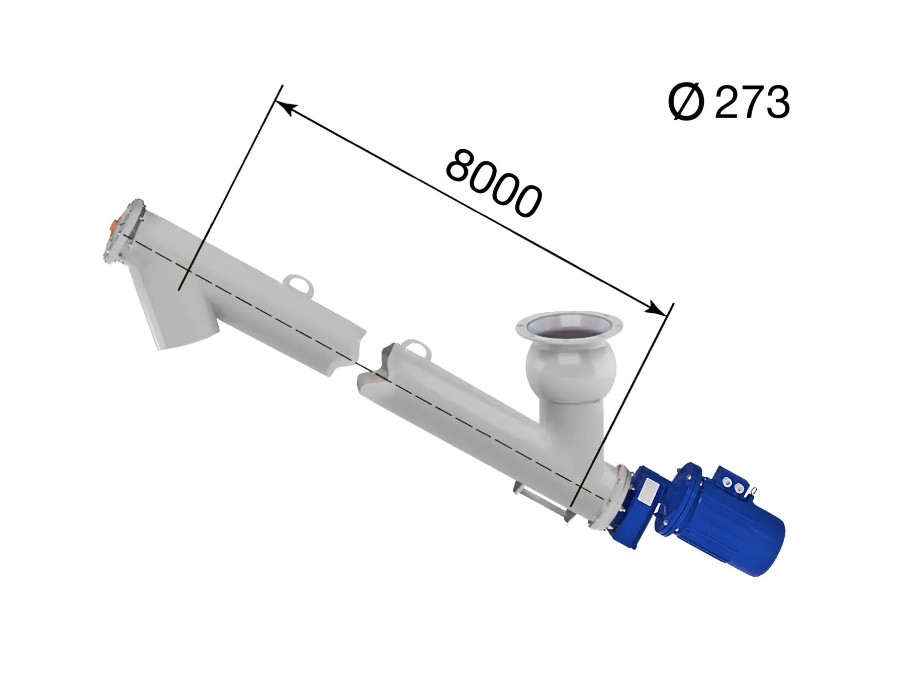 Шнек WAM WUXI ES 273/8000