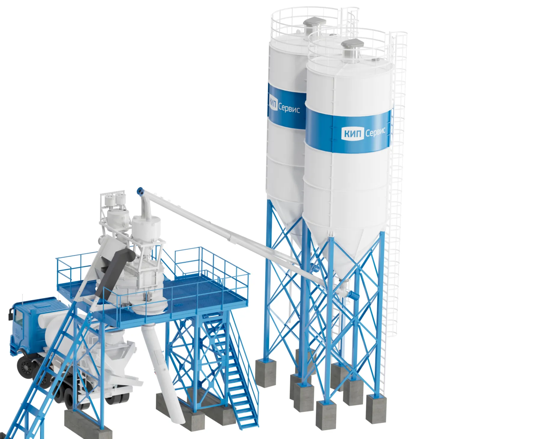 Бетонный завод 60 PS – 2