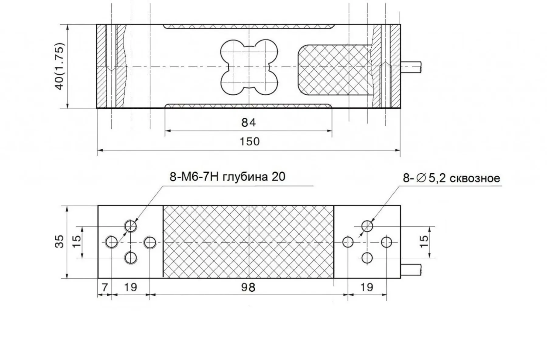 Тензодатчик Sierra SL6E одноточечный – 1
