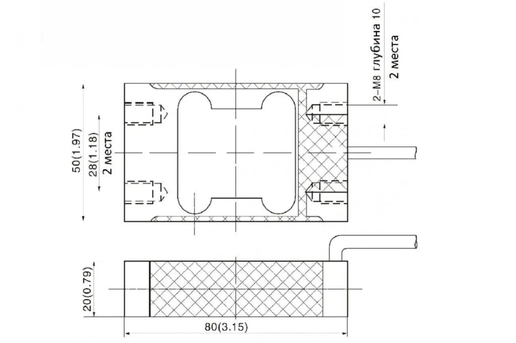Тензодатчик Sierra SL6H5 одноточечный – 1