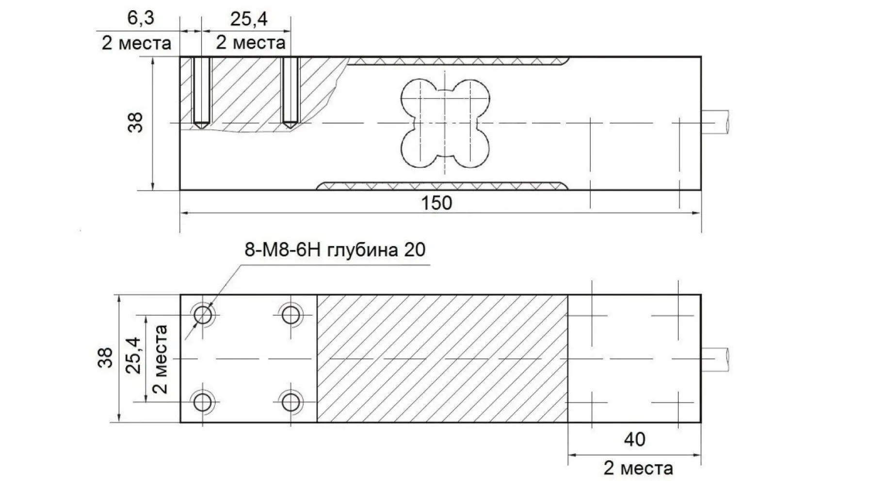 Тензодатчик Sierra SL6W одноточечный – 3