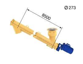 Шнек для цемента S 273/8500