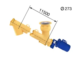 Шнек для цемента S 273/11500