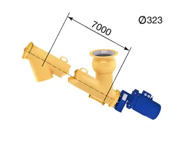 Шнек для цемента S 323/7000