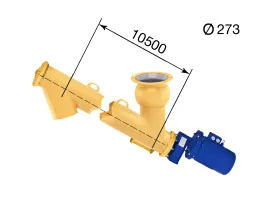 Шнек для цемента S 273/10500