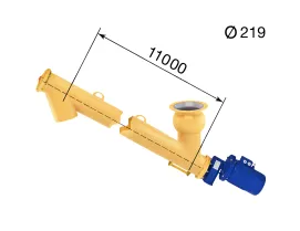 Шнек для цемента S 219/11000