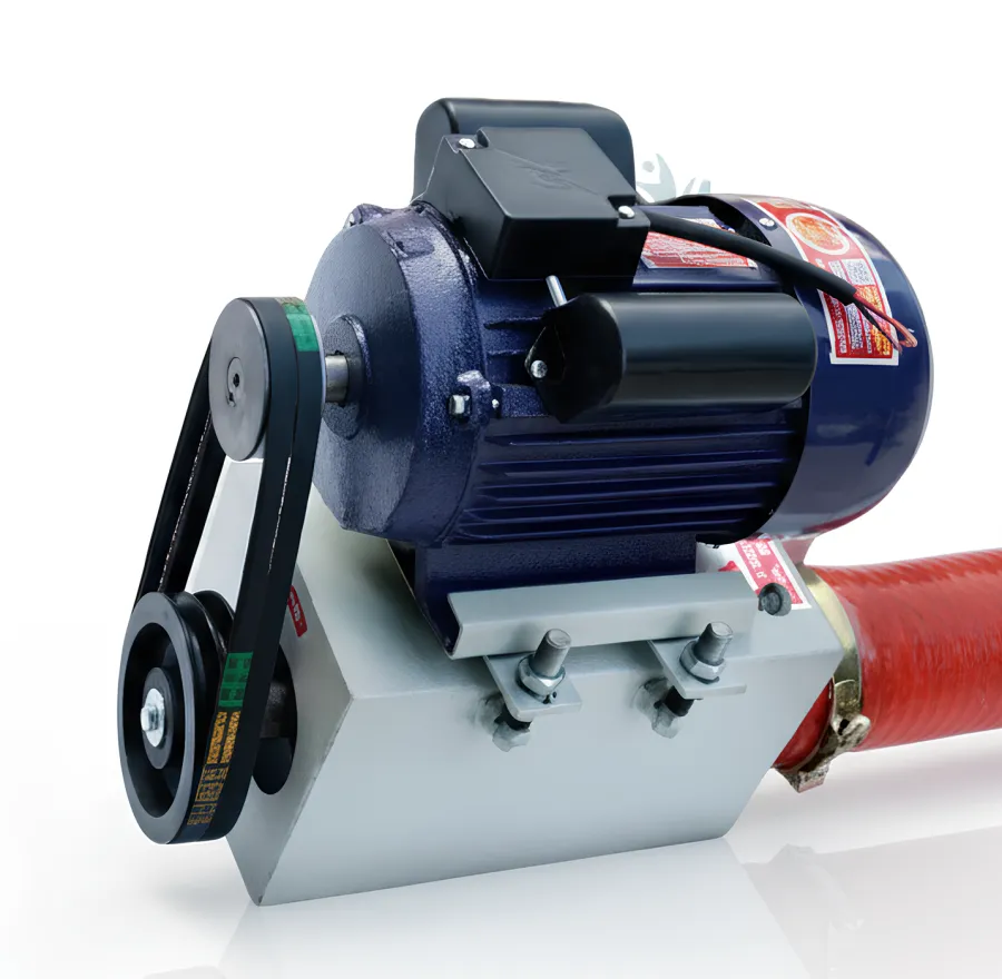 Привод для гибкого шнека D100 на ременной передаче 4 кВт