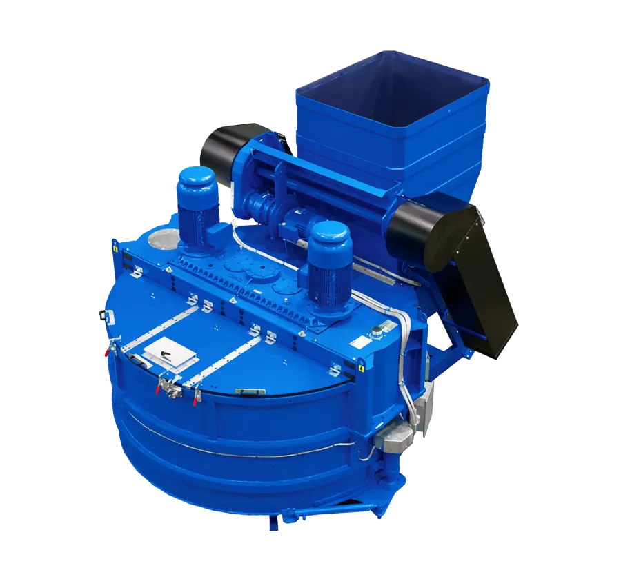 Планетарный бетоносмеситель со скипом Sicoma MP 2250/1500