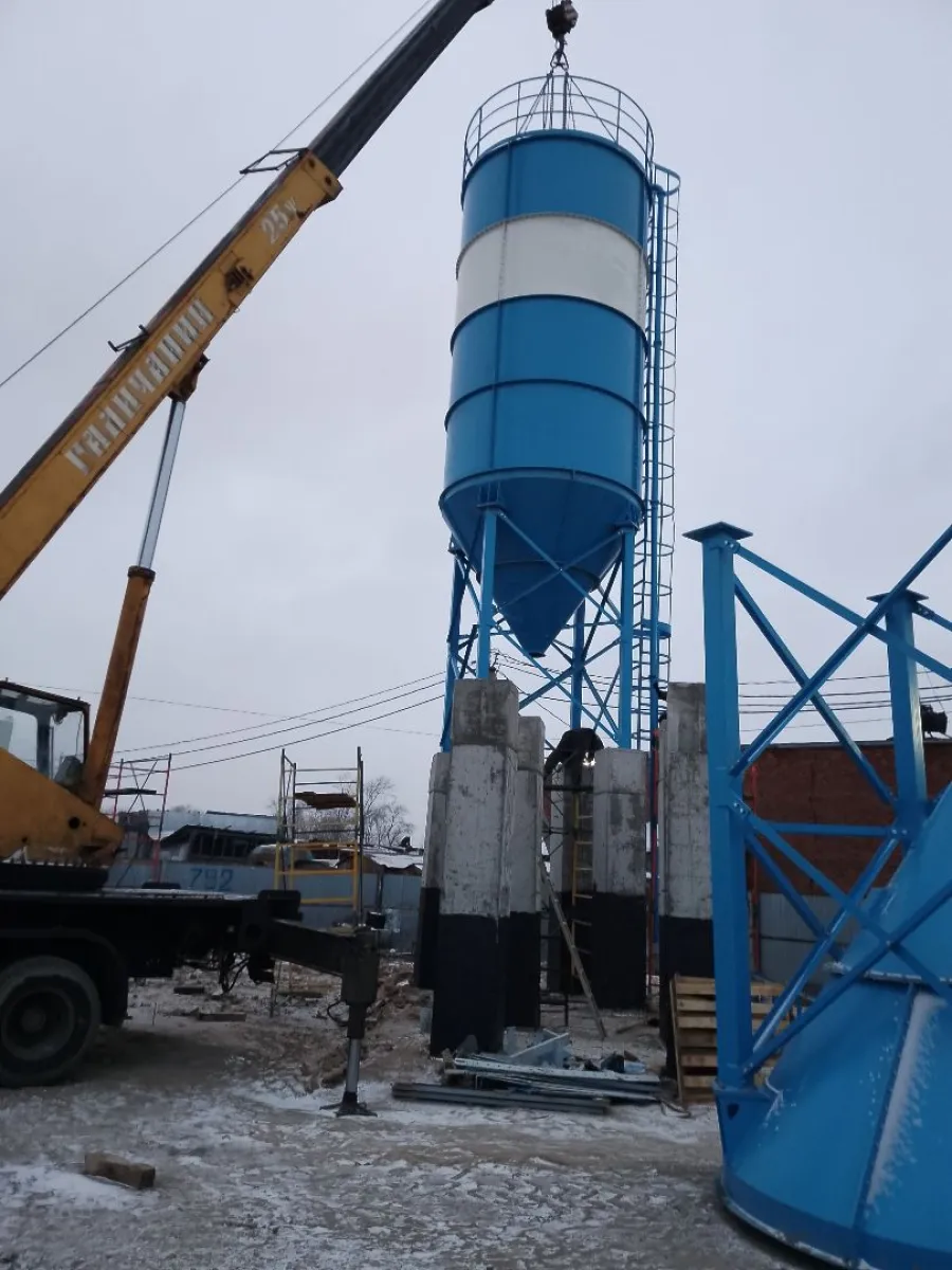 БЕТОННЫЙ ЗАВОД  ДЛЯ ПРОИЗВОДСТВА ТОВАРНОГО БЕТОНА В ГОРОДЕ ЧЕРЕПОВЕЦ