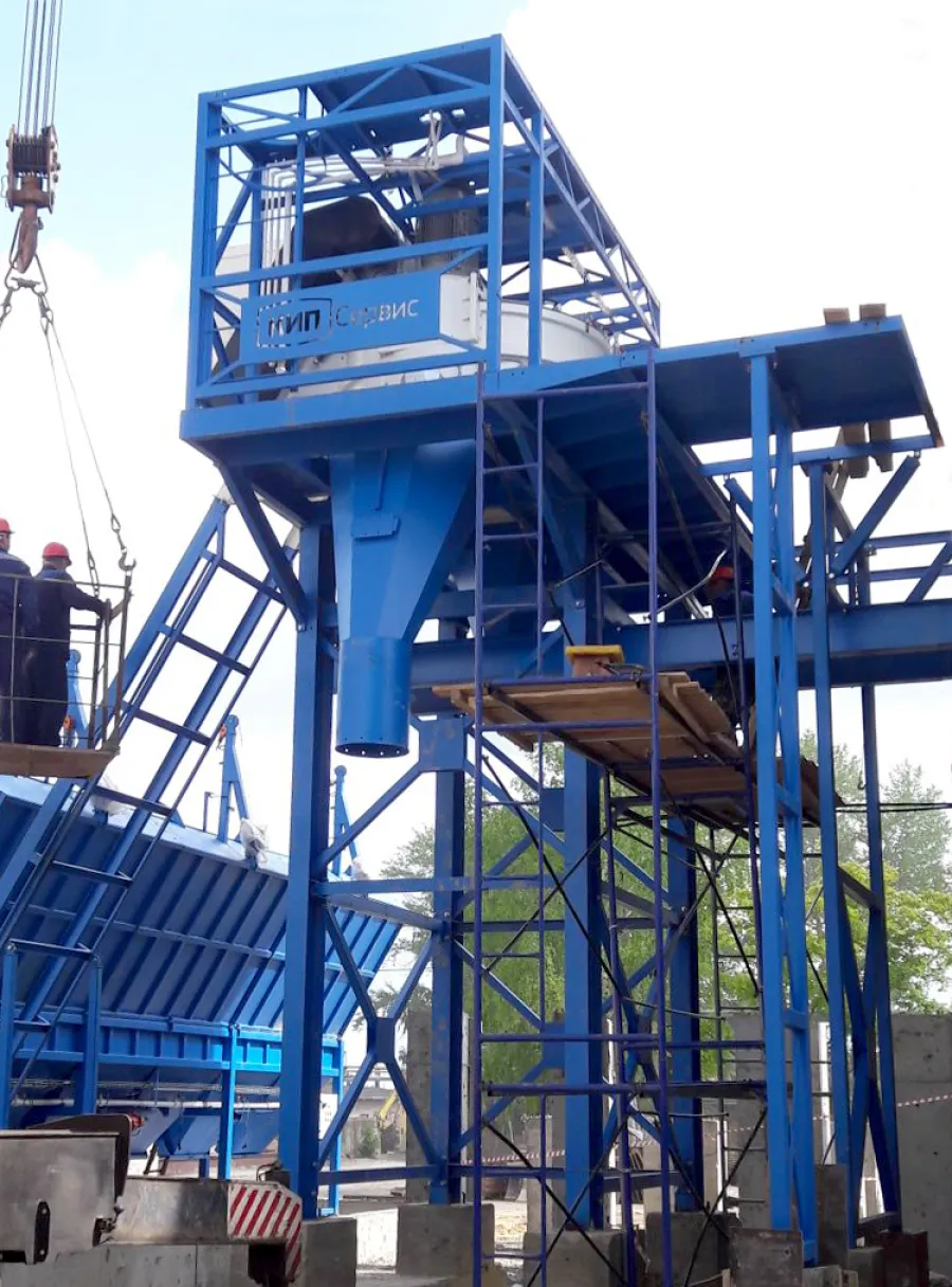 В АРЗАМАСЕ НАЧАЛСЯ МОНТАЖ БЕТОННОГО ЗАВОДА КОМЕТА 60DS