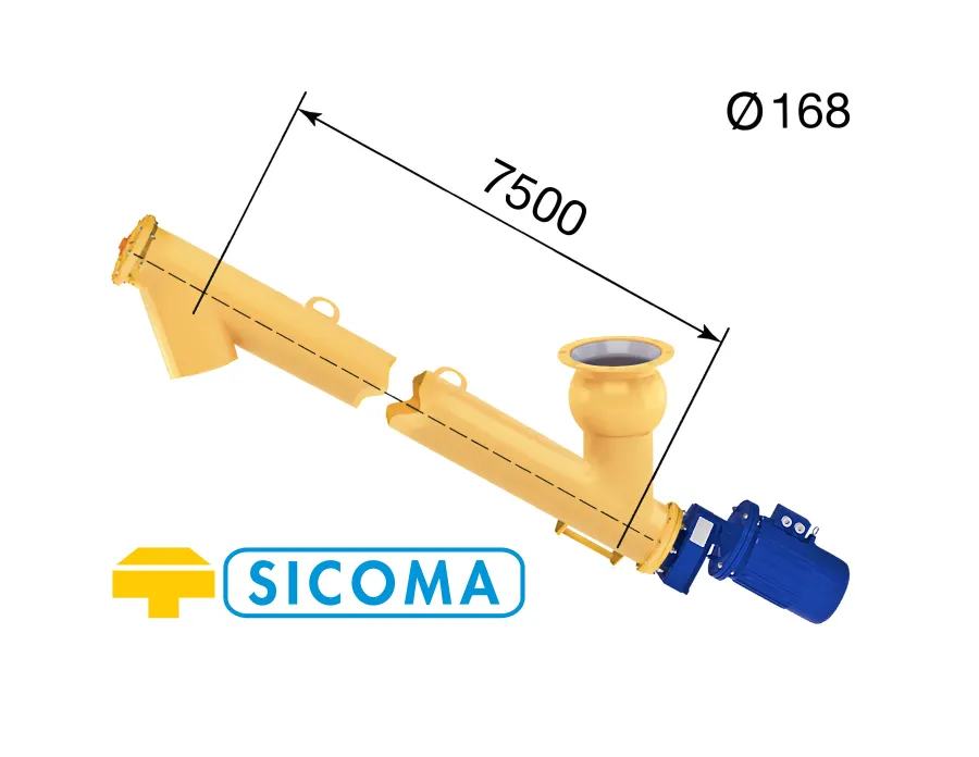 Шнек SICOMA 168/7500