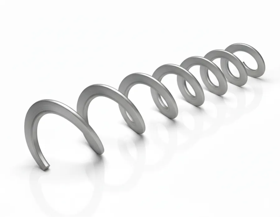 Спираль для гибкого шнека 43,3x38x27-8x4,3 из углеродистой стали