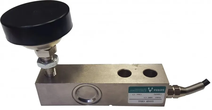 Датчик тензометрический Sierra SH8C в комплекте с ногой и подкладной пластиной (SH8C-C3-50kg-4B(M12)-K)