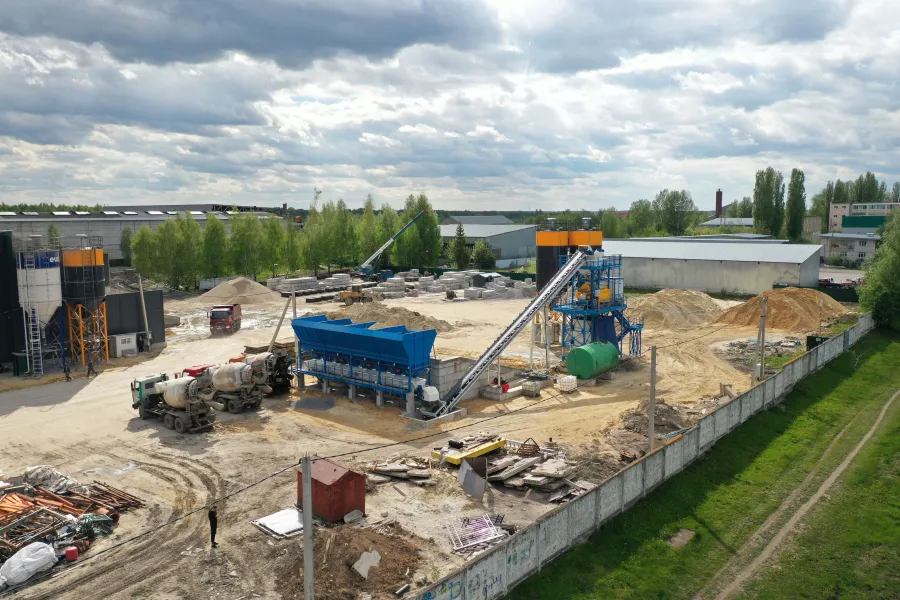 БЕТОННЫЙ ЗАВОД «КОМЕТА 90 DT» ДЛЯ ПРОИЗВОДСТВА ТОВАРНОГО БЕТОНА В ТАМБОВЕ