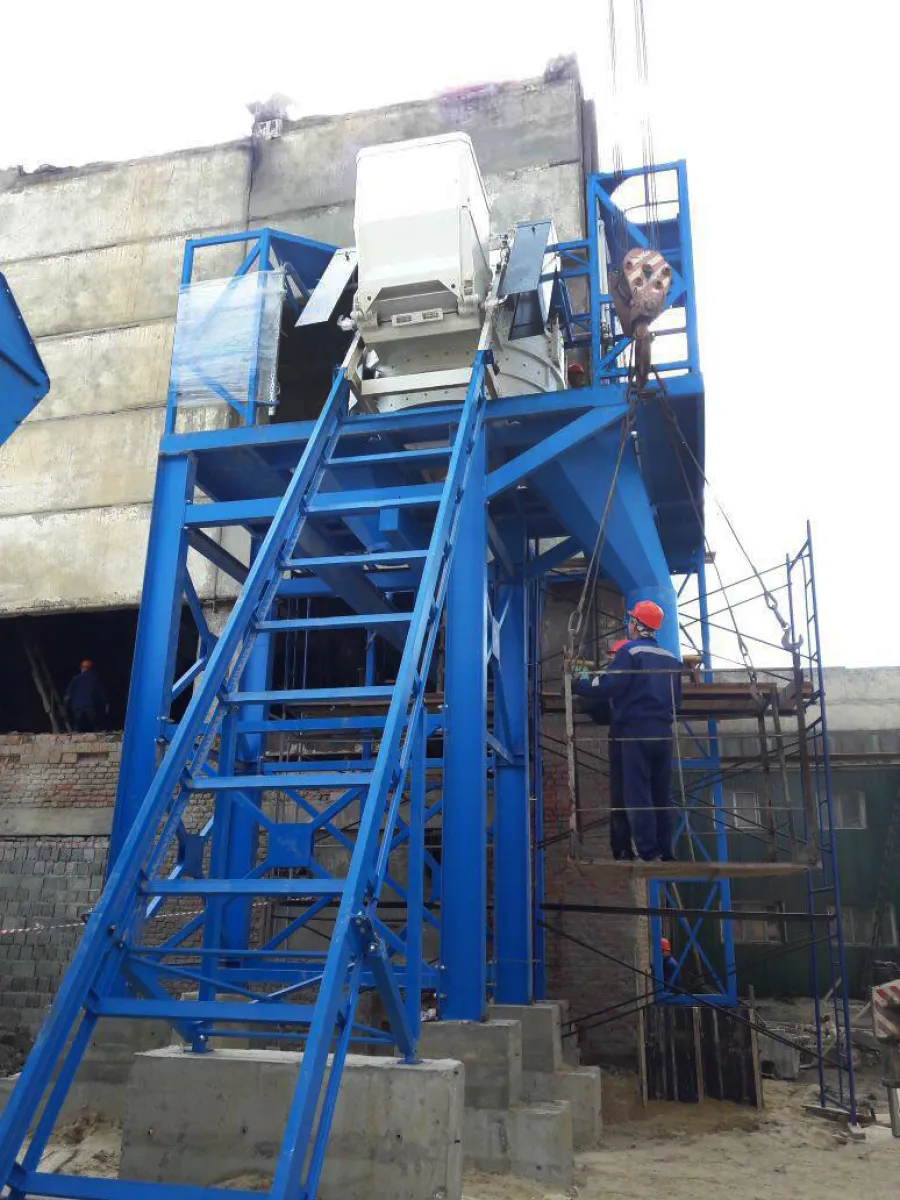 В АРЗАМАСЕ НАЧАЛСЯ МОНТАЖ БЕТОННОГО ЗАВОДА КОМЕТА 60DS