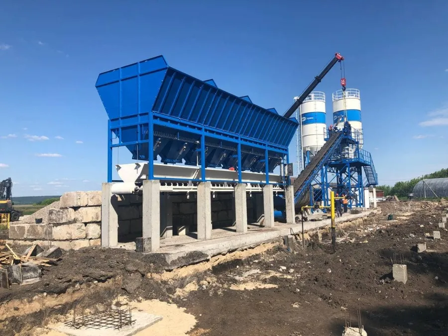 БЕТОННЫЙ ЗАВОД «КОМЕТА 60 DT» ДЛЯ ПРОИЗВОДСТВА ТОВАРНОГО БЕТОНА В КАЗАНИ
