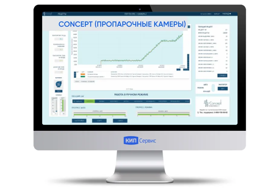 Автоматизация (АСУ ТП) для пропарочных камер