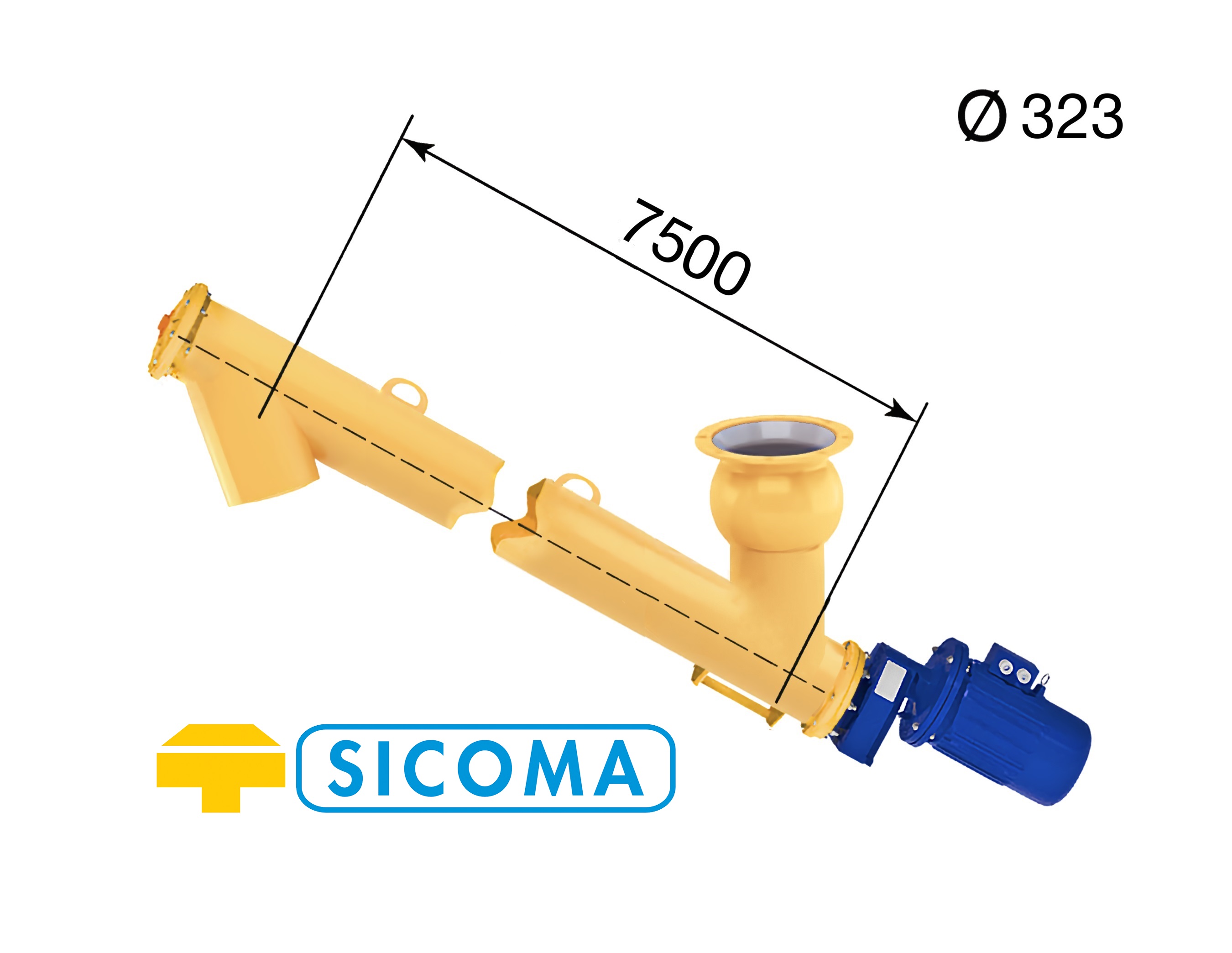 Шнек SICOMA 323/7500