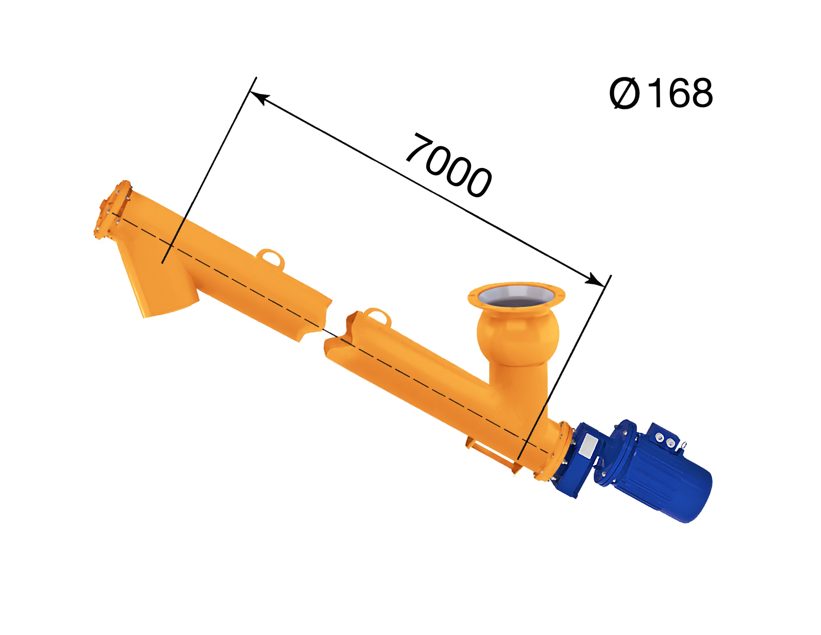 Шнек WAM ES 168/7000