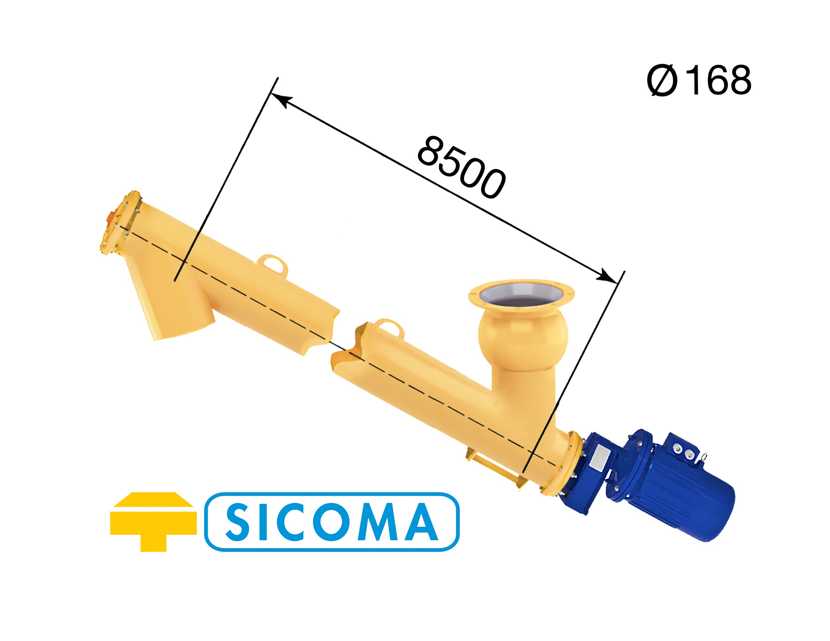 Шнек SICOMA 168/8500