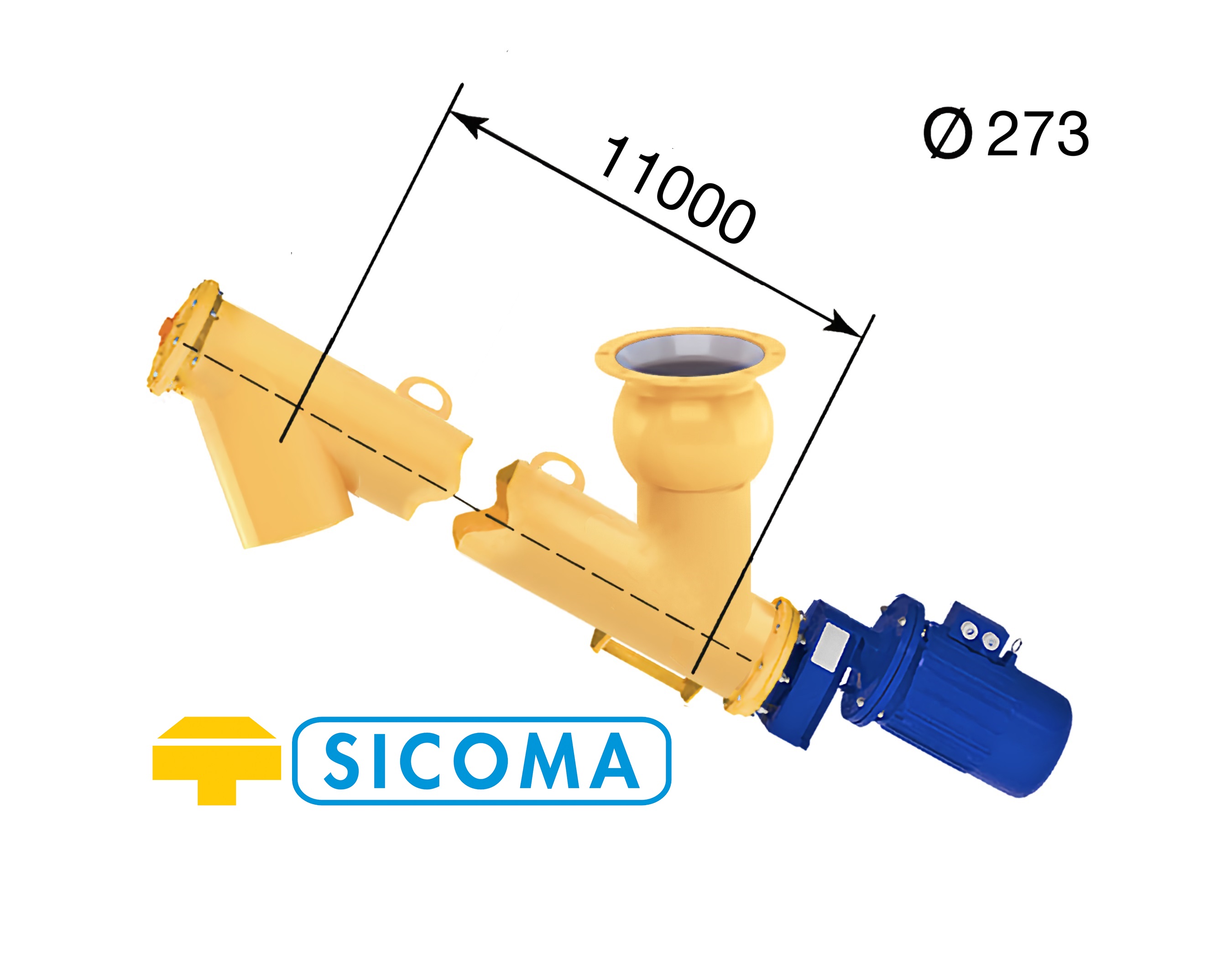Шнек SICOMA 273/11000
