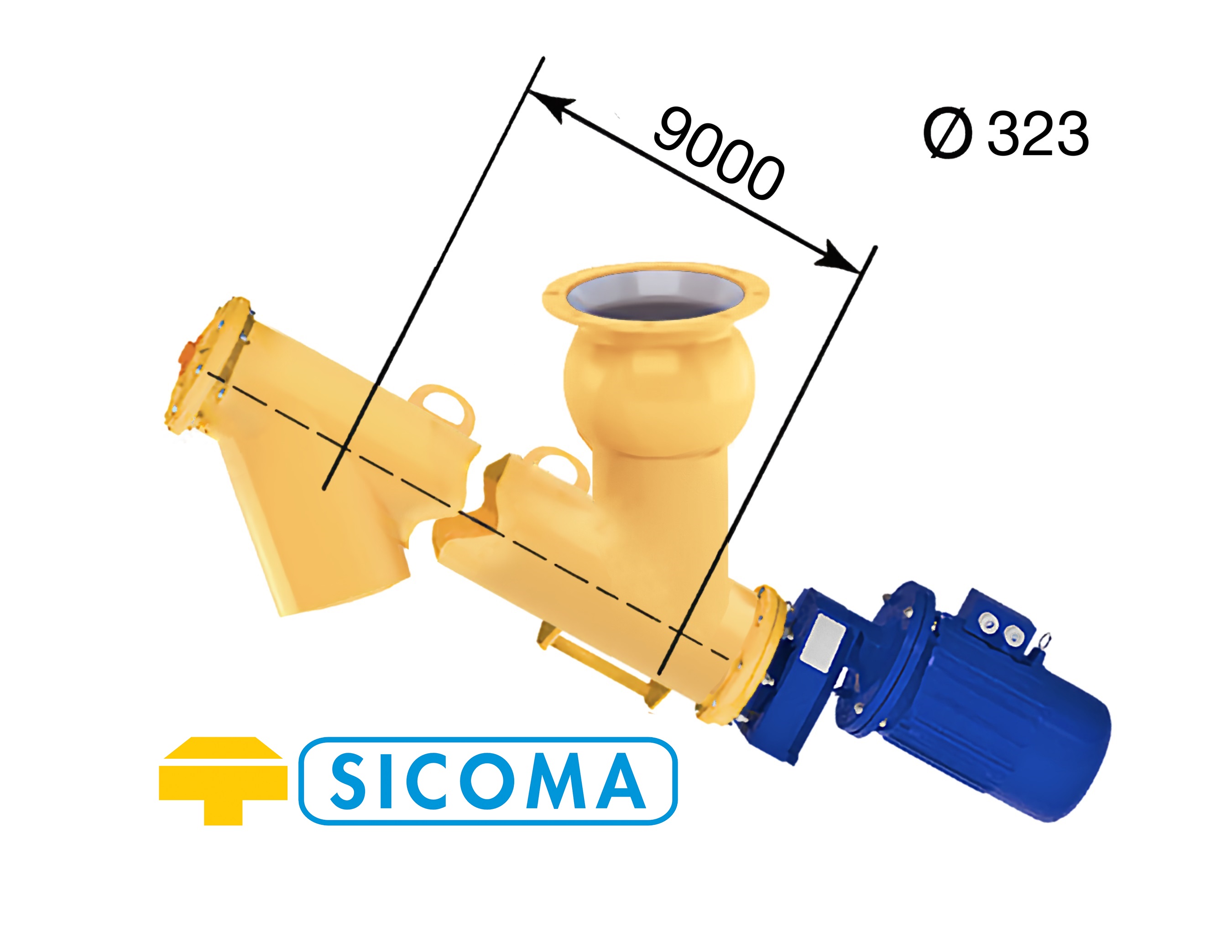 Шнек SICOMA 323/9000