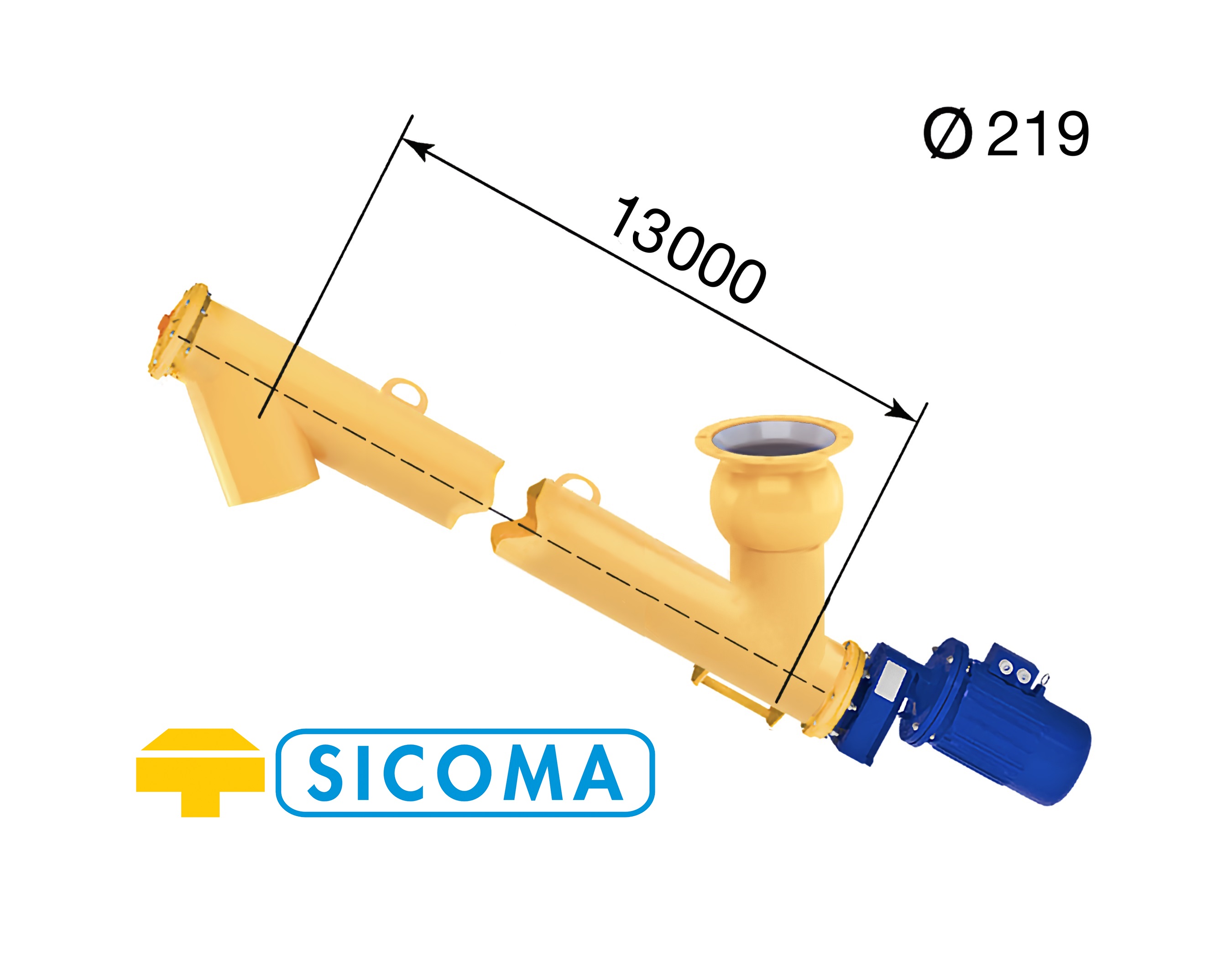 Шнек SICOMA 219/13000