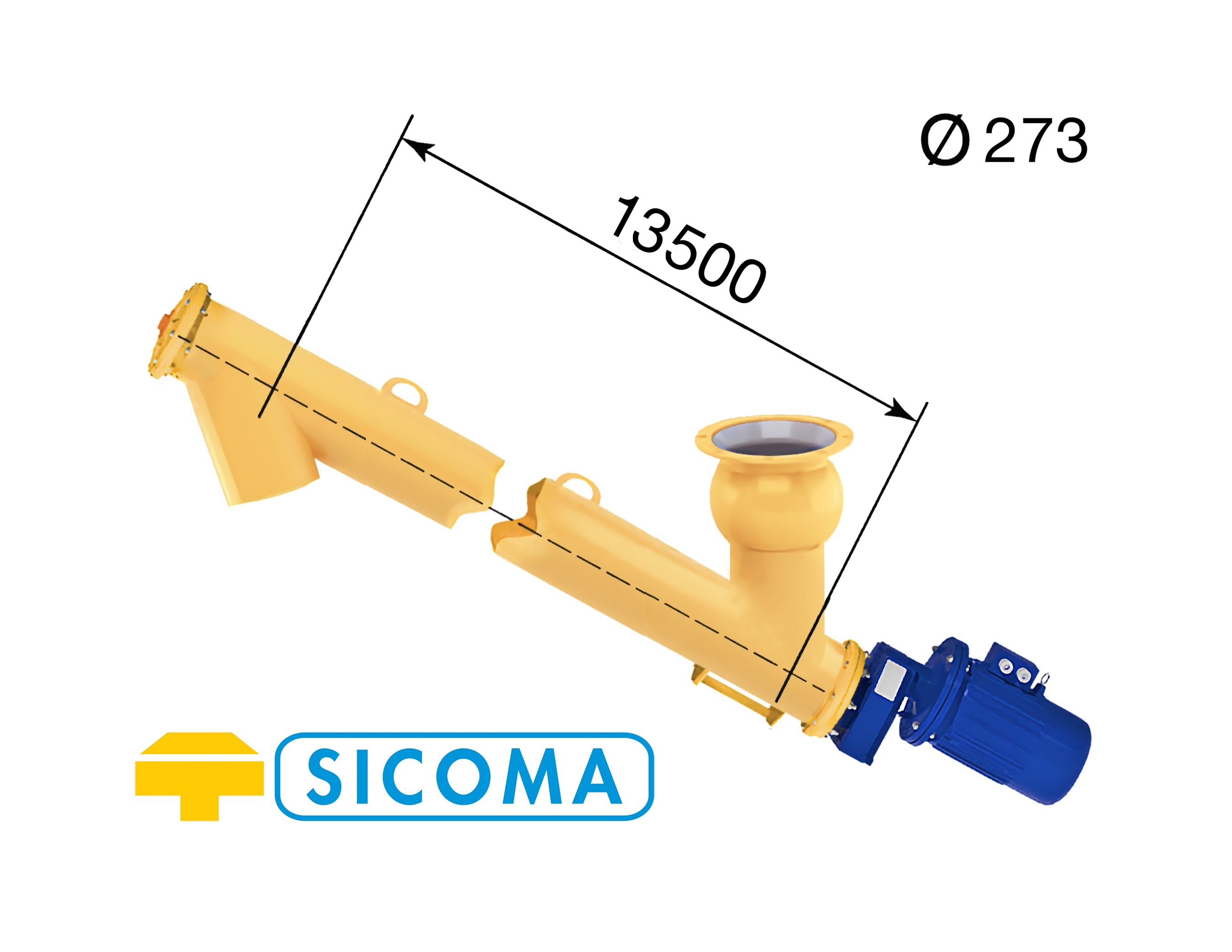 Шнек SICOMA 273/13500