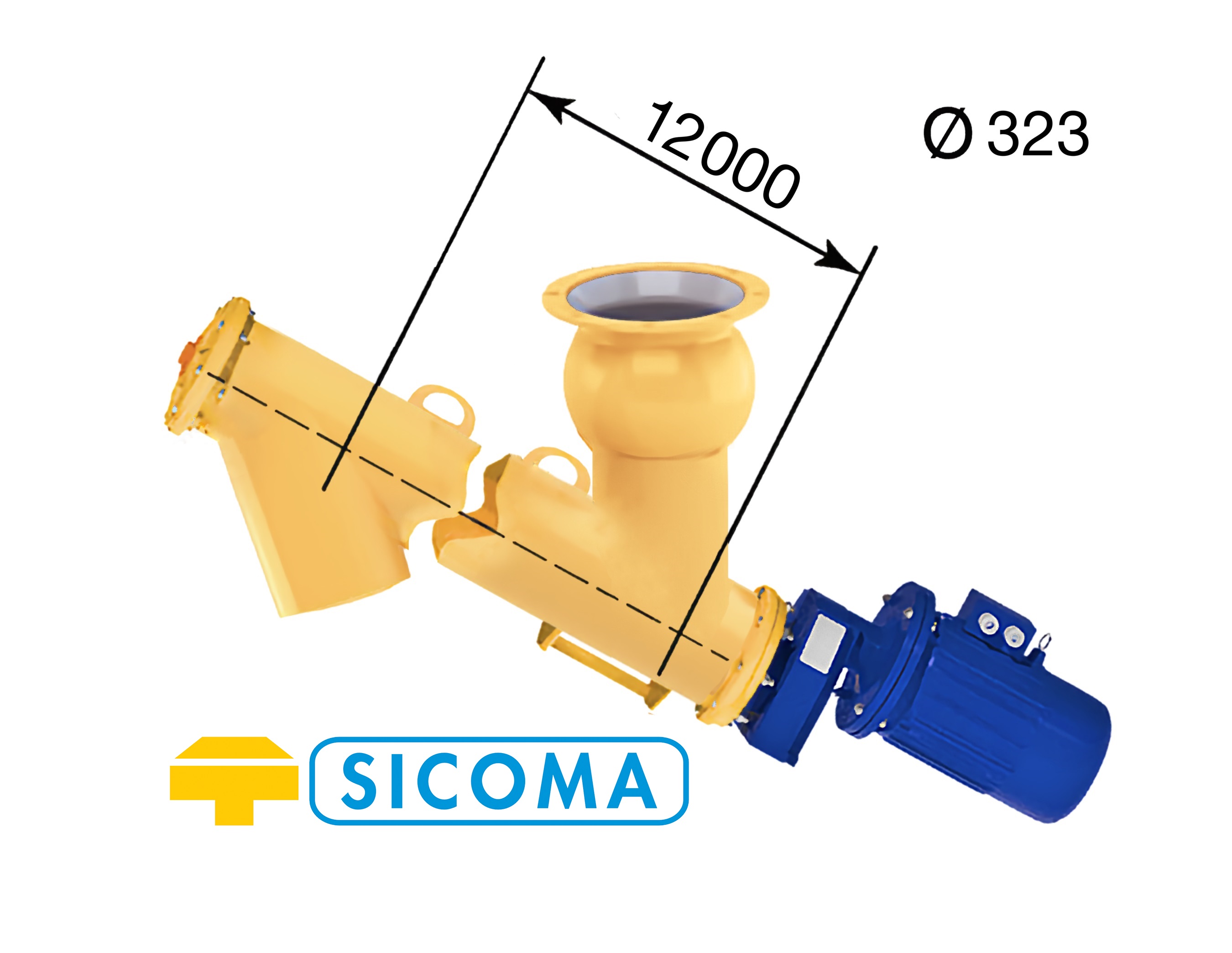 Шнек SICOMA 323/12000