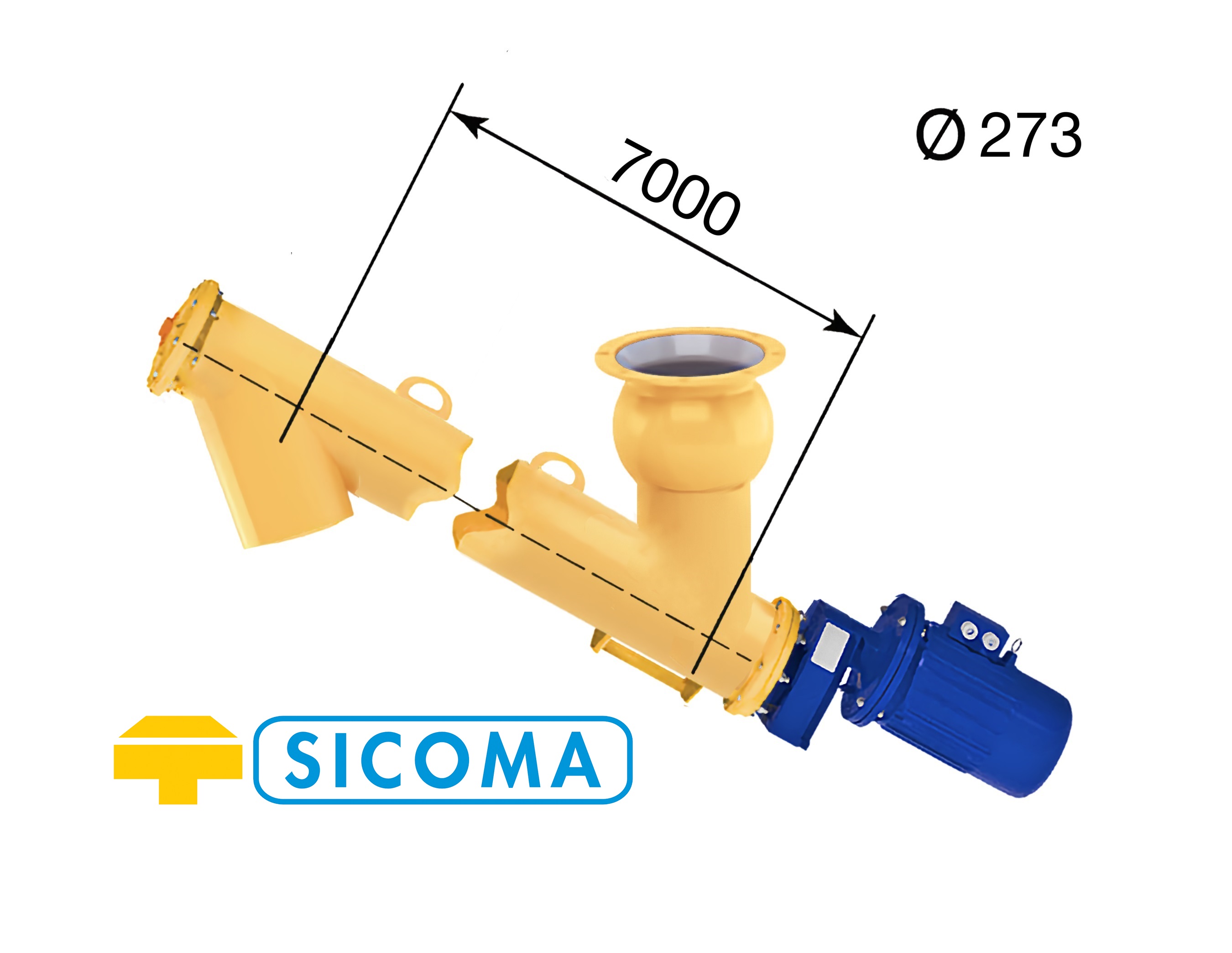 Шнек SICOMA 273/7000