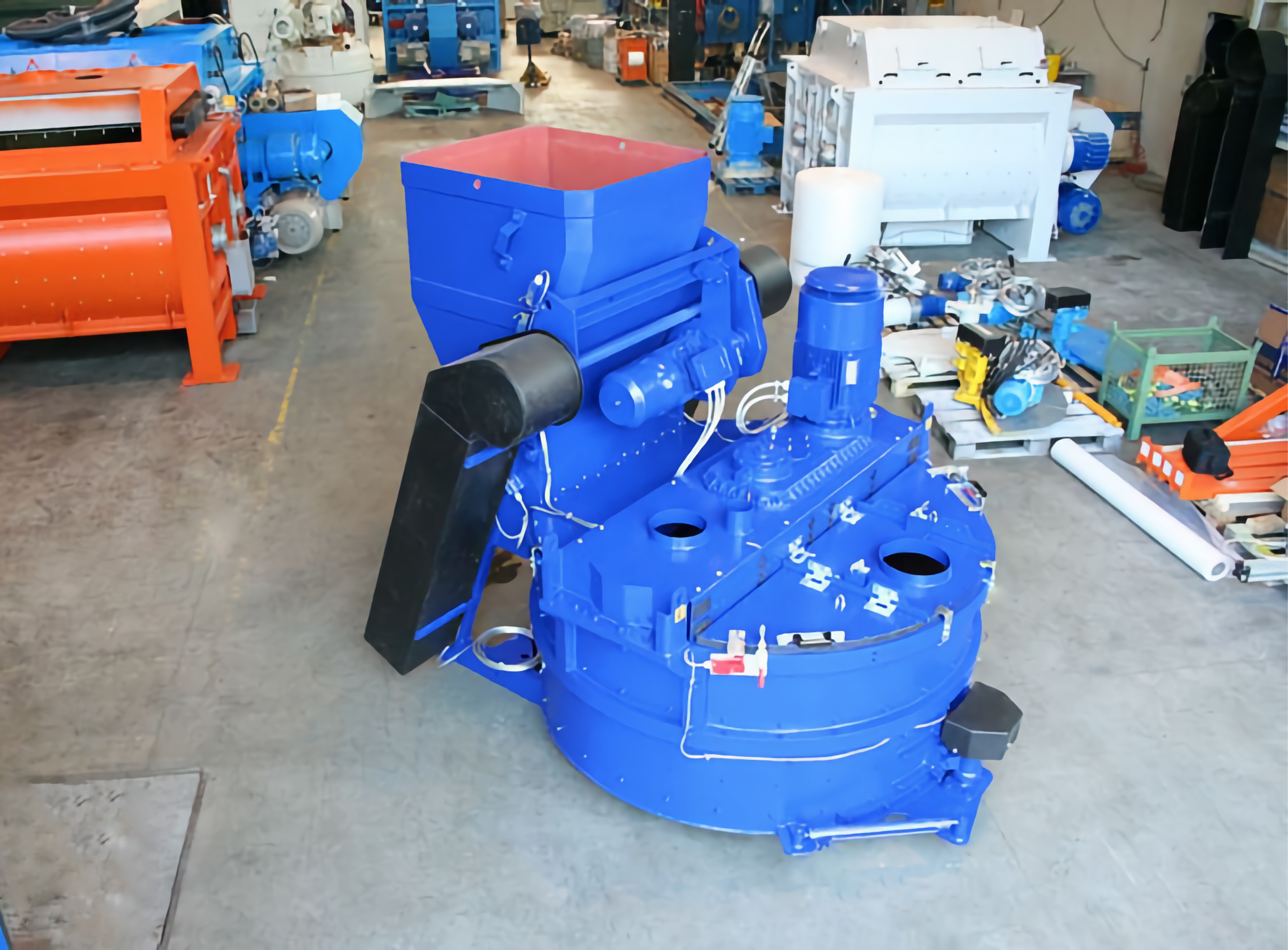 Планетарный бетоносмеситель со скипом Sicoma Zhuhai MP 1125/750 – 4