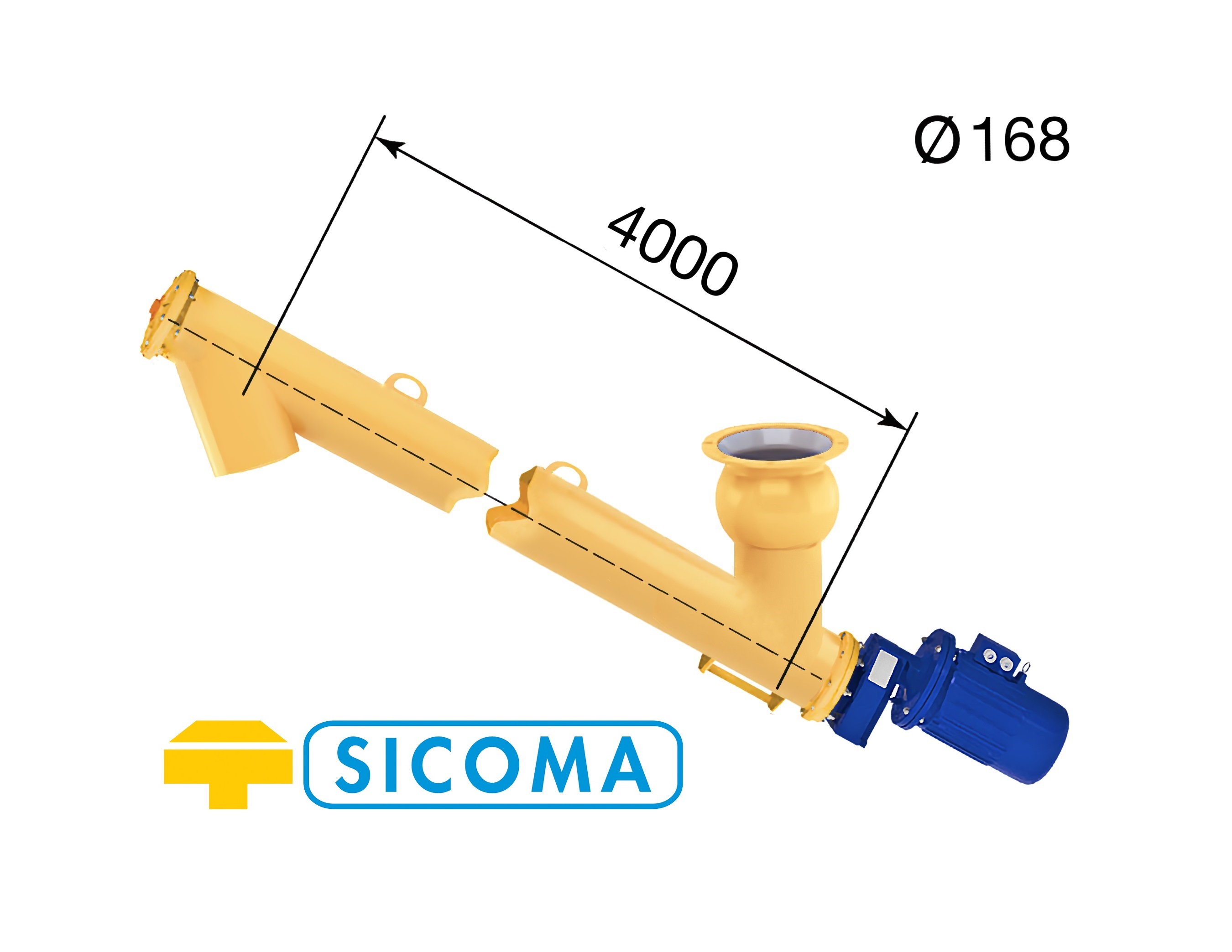 Шнек SICOMA 168/4000