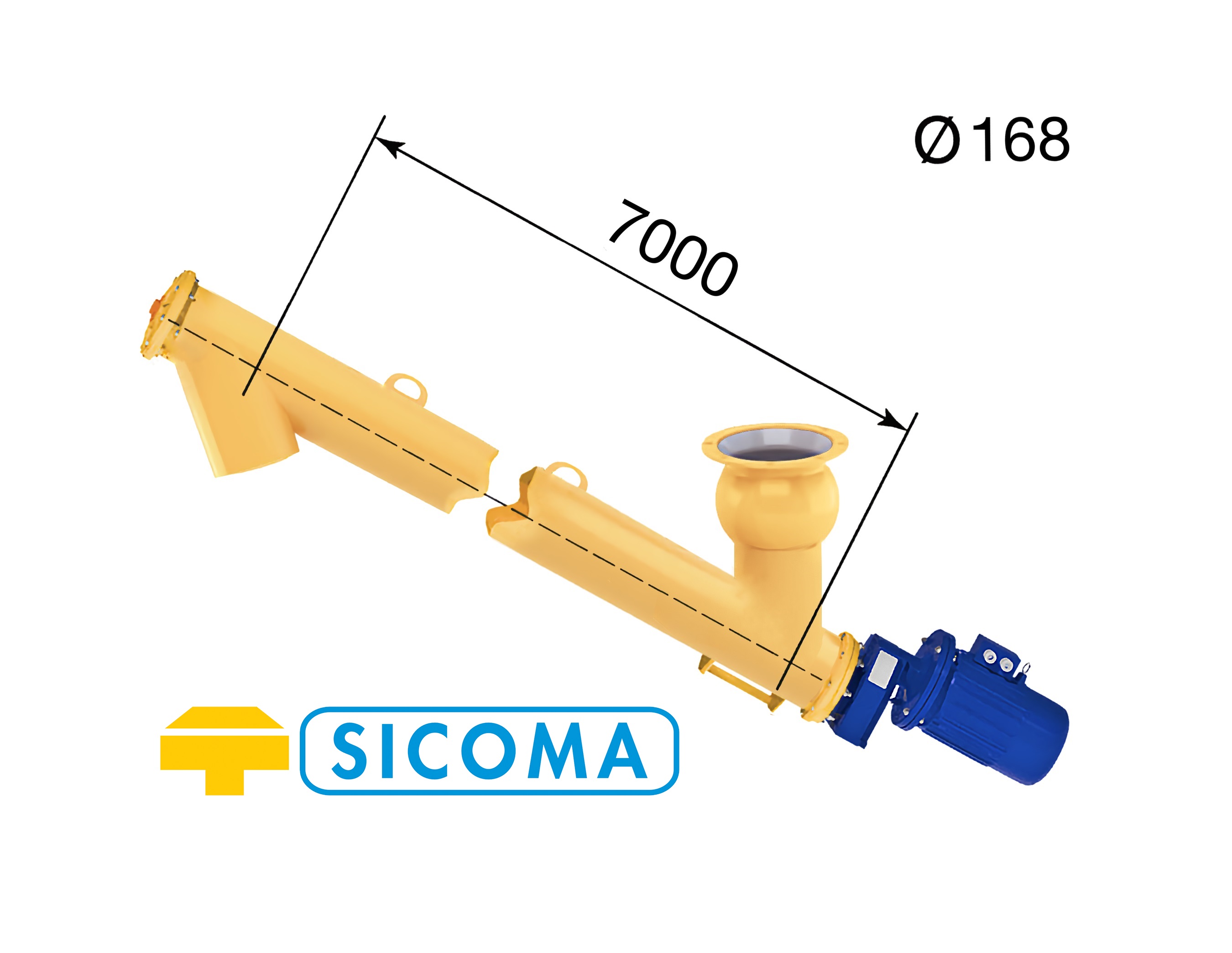 Шнек SICOMA 168/7000