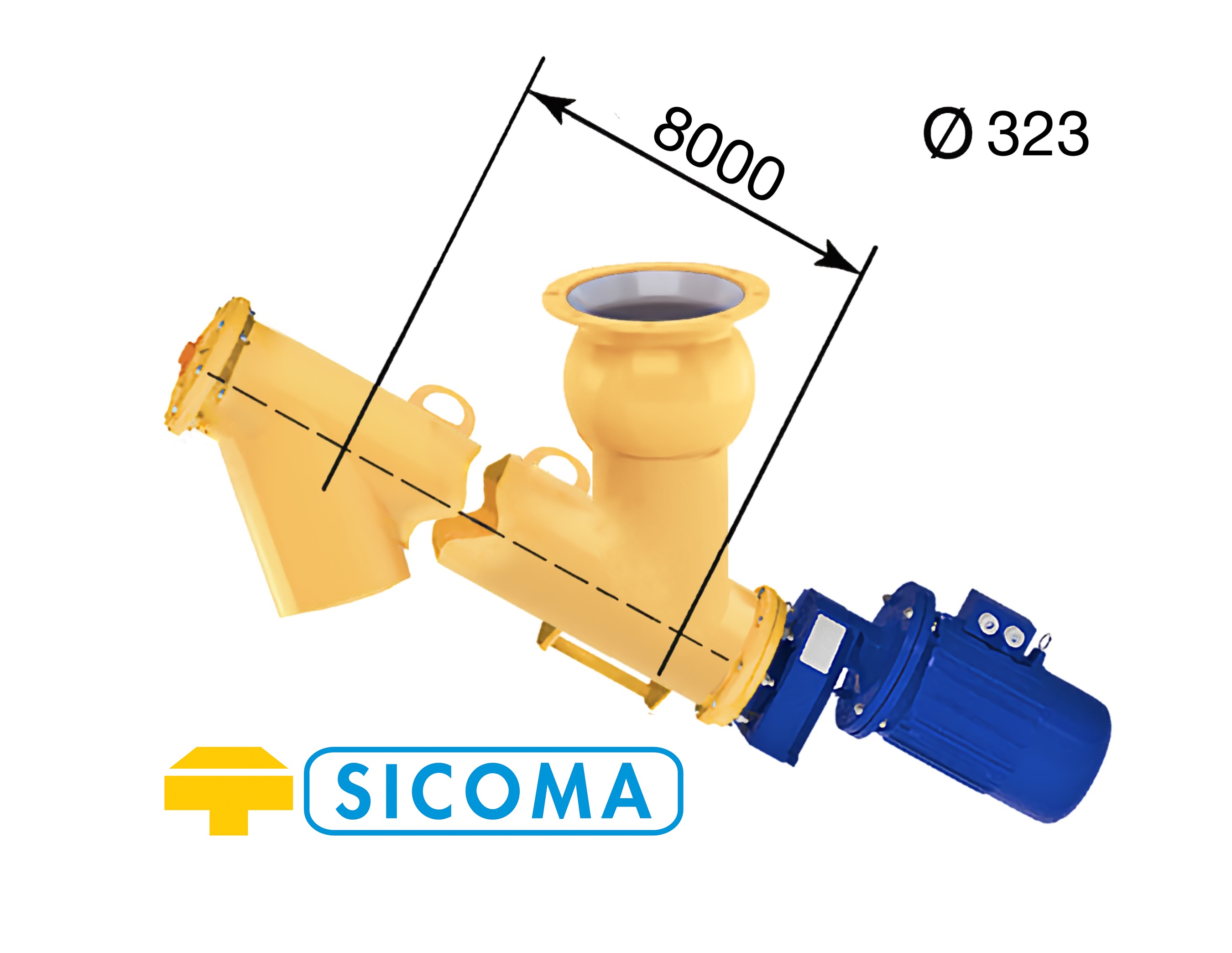 Шнек SICOMA 323/8000